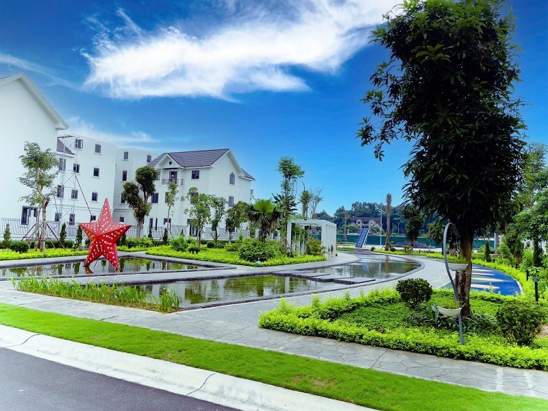Times Garden Vĩnh Yên 7 Ảnh thực tế 2 biệt thự Times Garden Vĩnh Yên