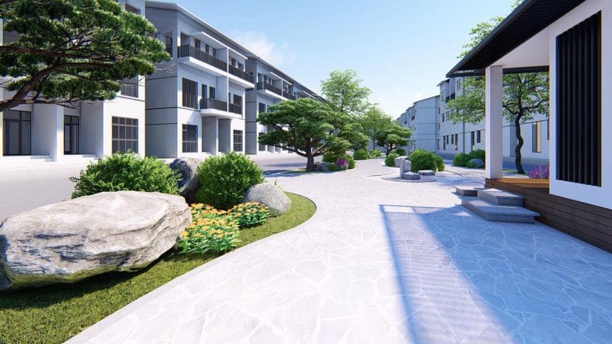 Cảnh quan tại dự án TMS Grand City Phúc Yên