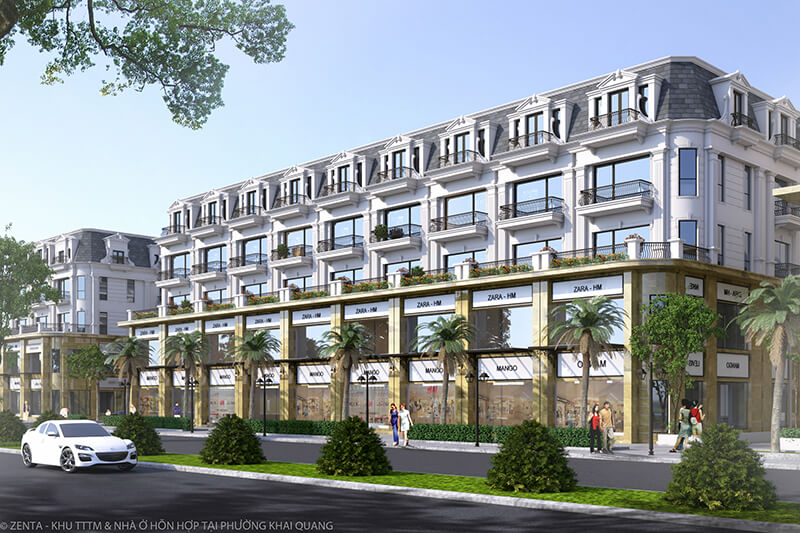 Tổ hợp căn hộ, nhà phố thương mại The City Light Vĩnh Yên 2 Khu trung tâm thương mại & nhà ở hỗn hợp tại phường Khai Quang