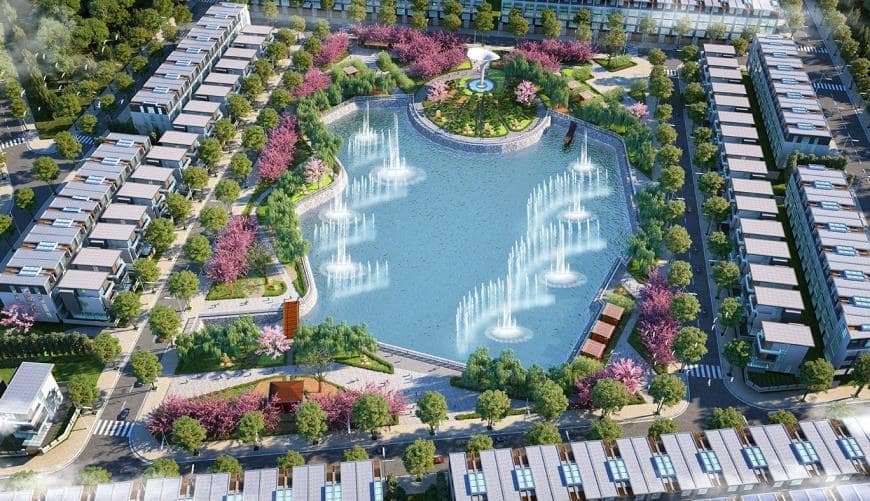 Hồ điều hòa tại dự án TMS Grand City Phúc Yên