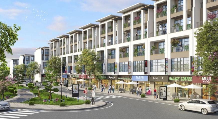 Shophouse tại dự án TMS Grand City Phúc Yên