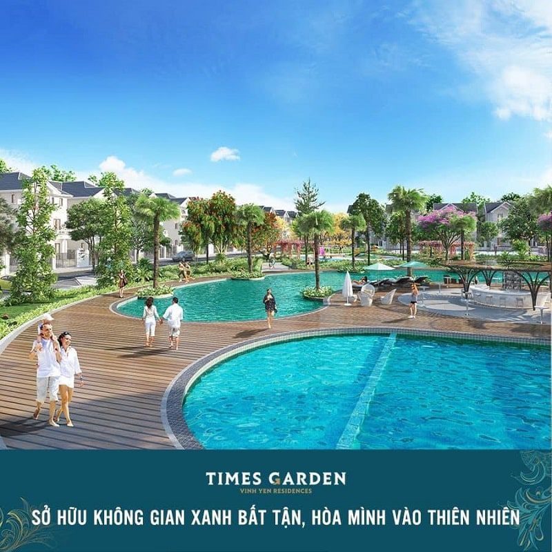 Không gian xanh tại khu đô thị Nam Vĩnh Yên