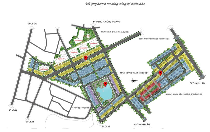 Quy hoạch dự án TMS Grand City Phúc Yên